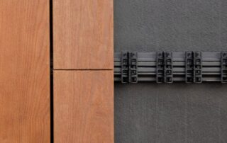 Secret clip system with easy installation.