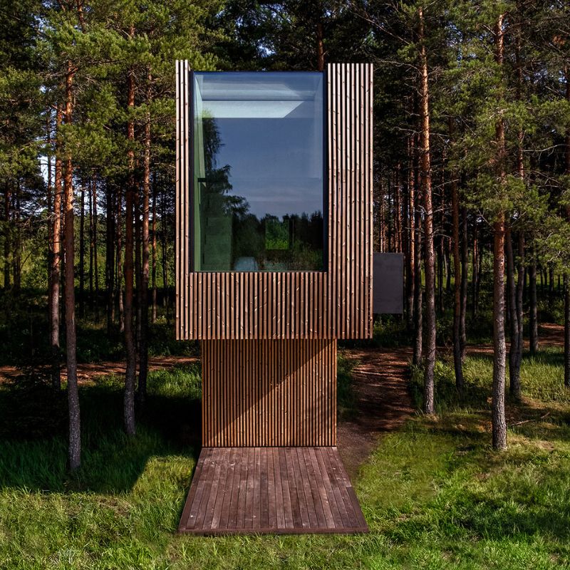 Tiny house featuring Grad x Millworks secret clip