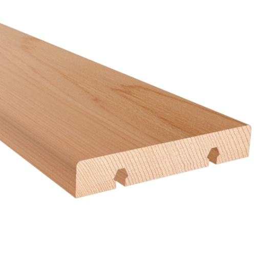 Millworks Western Red Cedar cladding, double groove MW6-grad profile.