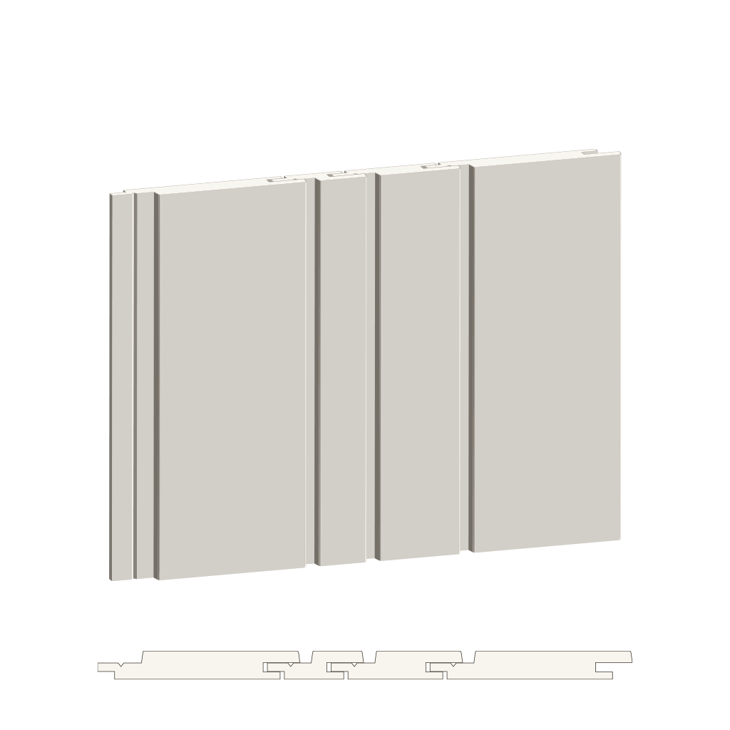 Millworks MW2 barcode v-groove profile