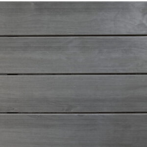 Millworks smooth timber decking in Accoya Color Grey.