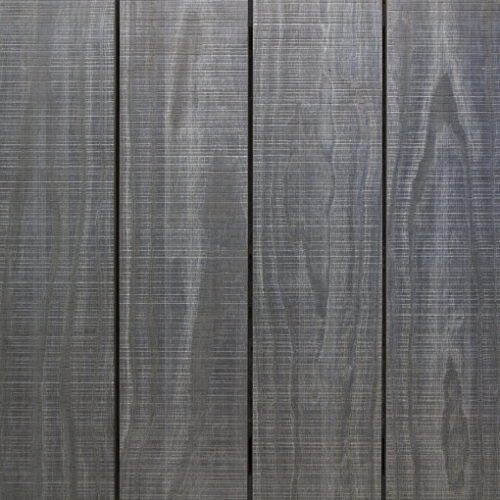 Millworks Accoya Color Grey external timber cladding in a MillSawn finish.