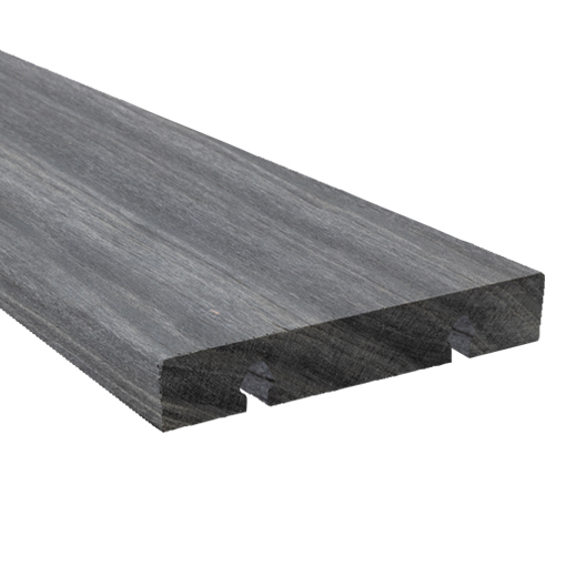 Millworks Accoya Grey, double groove MW6-grad profile.