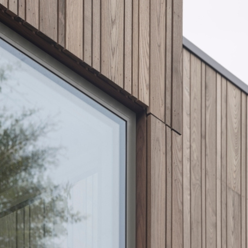 ThermoWood Ash weathered timber cladding from Millworks.