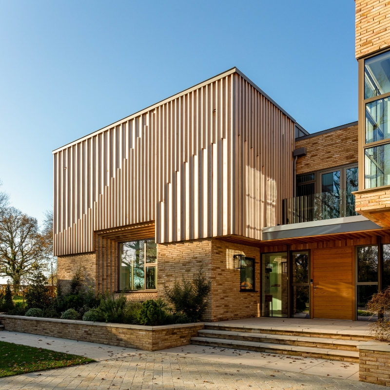 Custom timber cladding detail from Millworks Ltd.