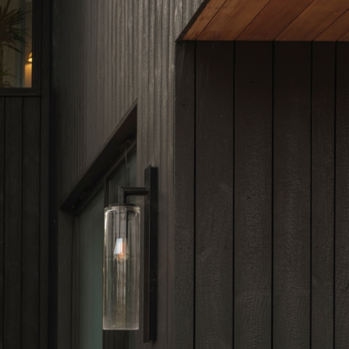 Millworks ThermoWood timber cladding finished in Mokuzai Charred.