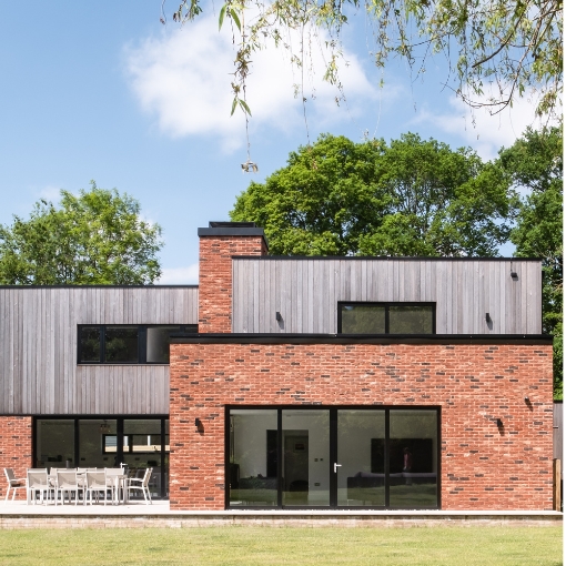 Millworks Western Red Cedar left to weather naturally to silver-grey.
