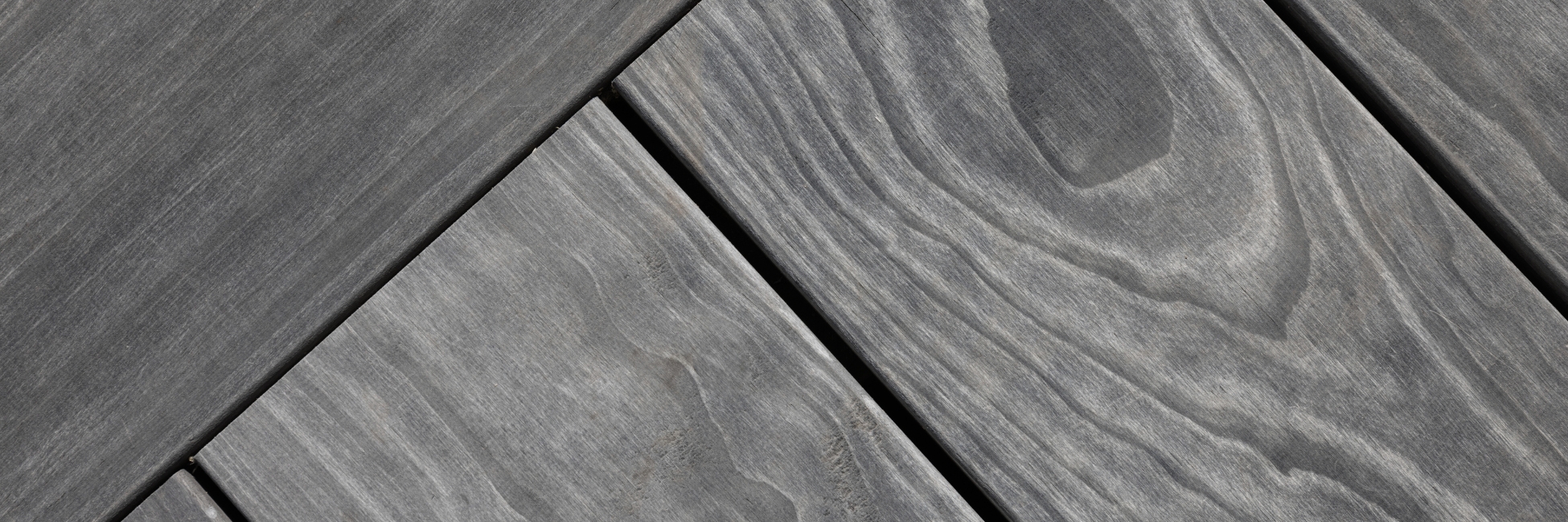 Close up of the grain pattern on Accoya Color Grey timber cladding.