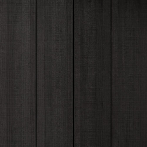 Millworks Abodo Vulcan® timber cladding with a FineSawn surface texture and MillCoat® Charcoal Black factory coating.