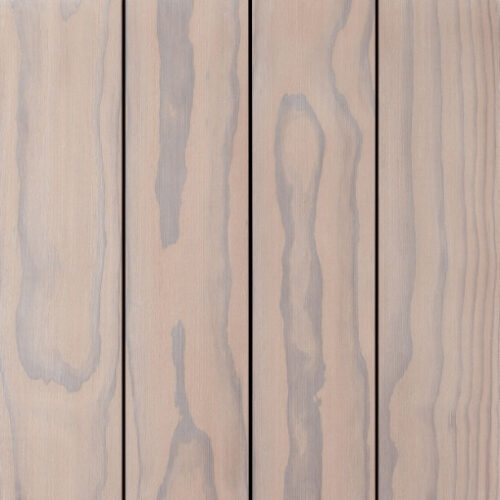Millworks Imbue™ timber cladding with a FineSawn surface texture and White Grey factory coating.