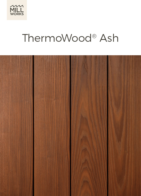 Millworks ThermoWood Ash data sheet
