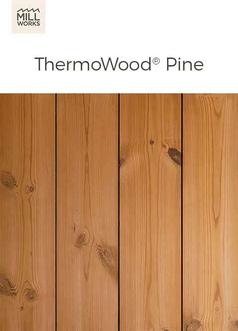 Millworks ThermoWood Pine data sheet
