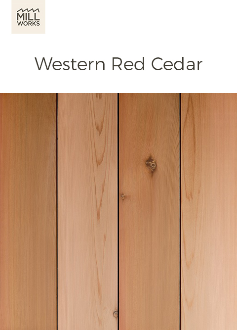 Millworks Western Red Cedar data sheet