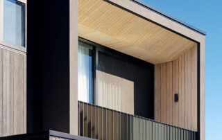 Millworks timber cladding factory coated with MillProtect Slate Grey and White Grey