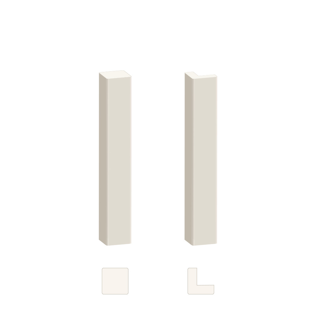 Millworks trim profile drawings.