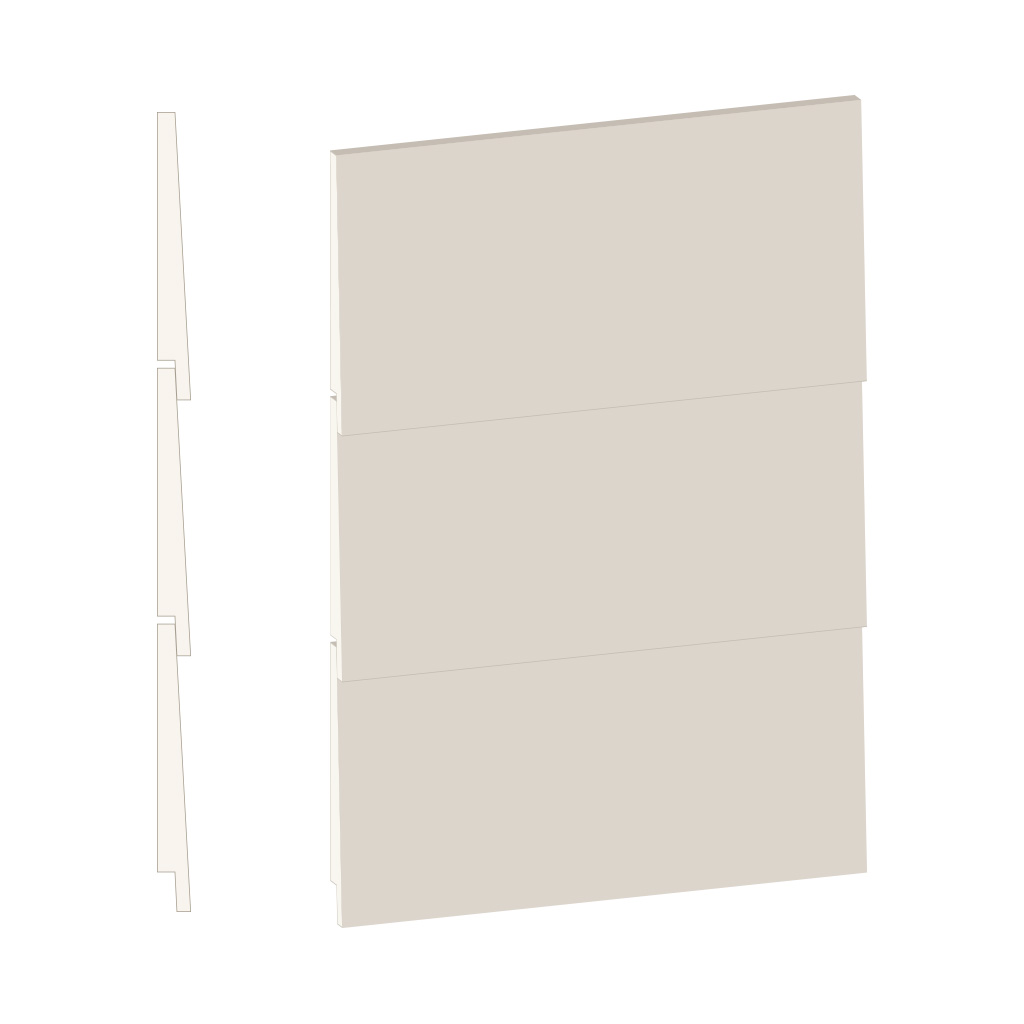 Millworks MW11 rebated featheredge profile drawing.