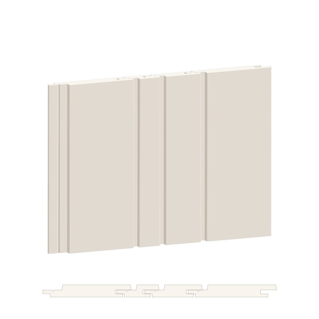 Millworks mixed width MW2 profile drawing.