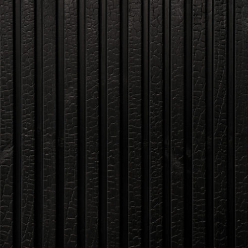 Millworks Triple Shadow Mokuzai Charred Charcoal Black Cladding.