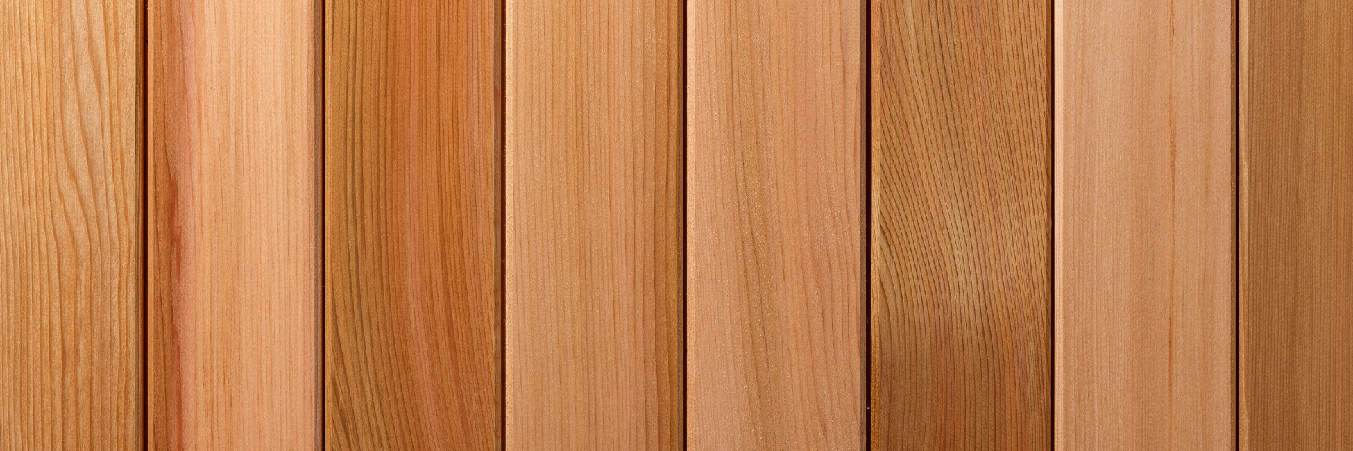 Close up of Millworks Western Red Cedar Timber Cladding